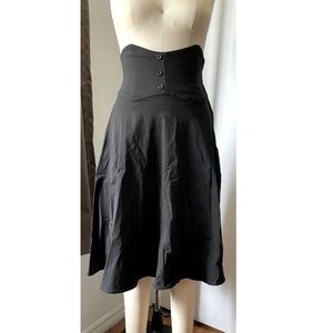 Unique Vintage super high waist swing skirt